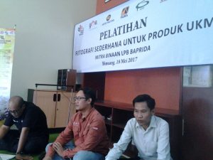 LPB BAPRIDA, pelatihan, fotografi, produk, ukm